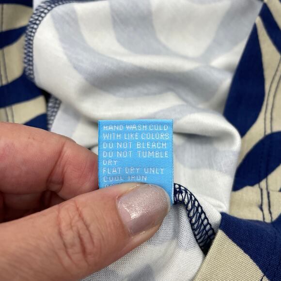 J MCLAUGHLIN Career Dress Womens Size M Geo Print Sheath 3/4 Sleeve Mature - Picture 3 of 9